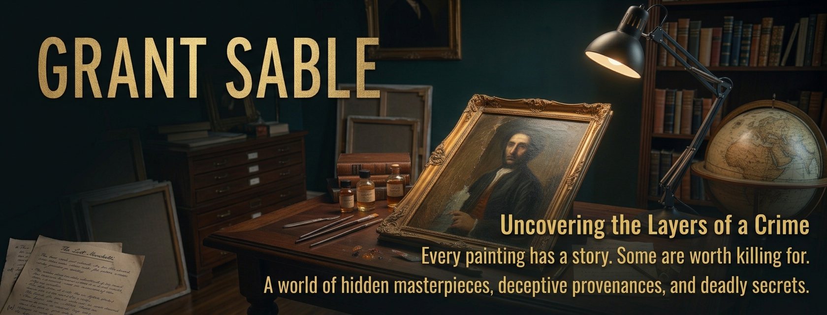 Grant Sable — Uncovering the Layers of a Crime. Every painting has a story. Some are worth killing for.